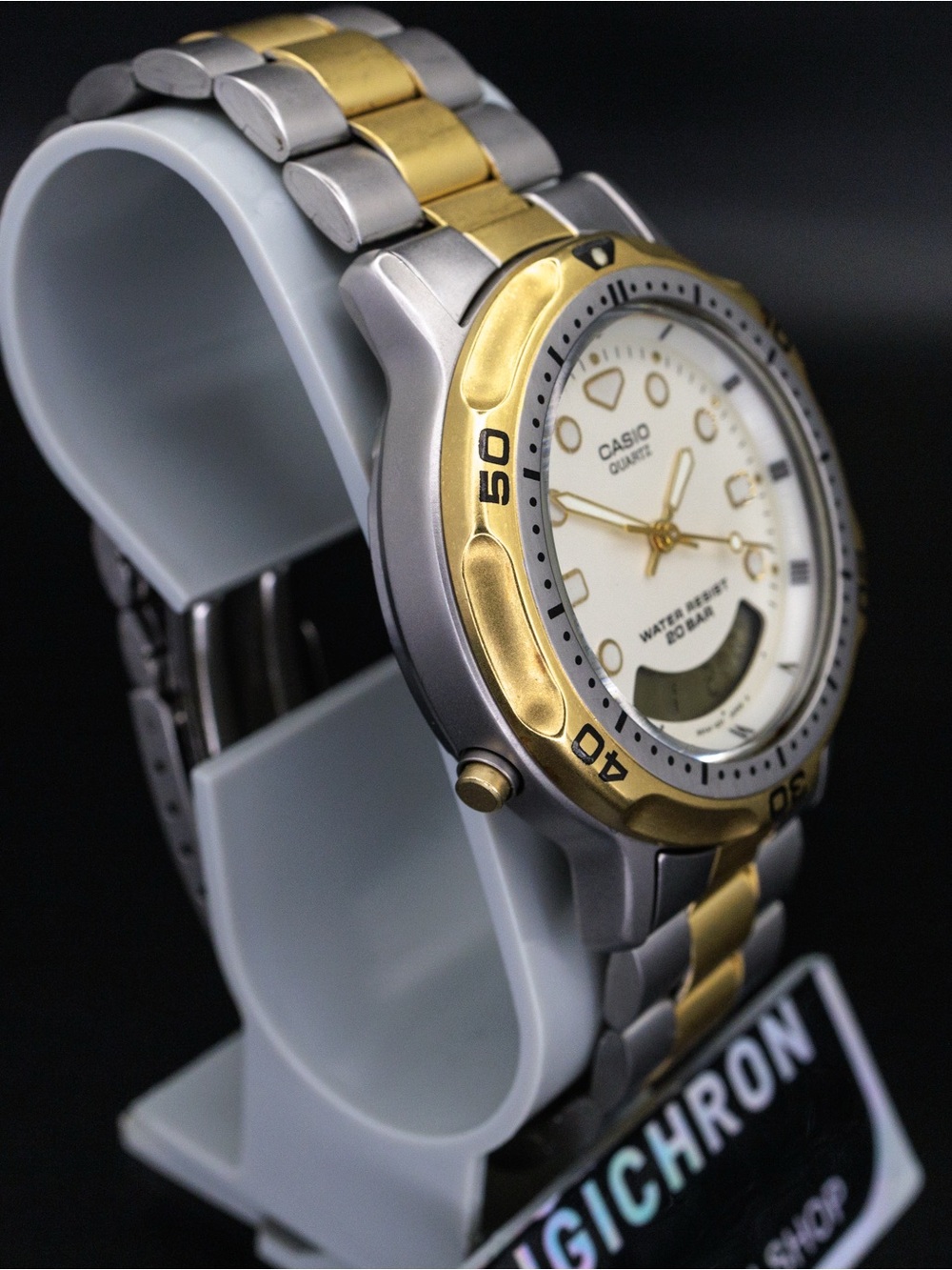Casio Rare AD-702 Vintage Analog/Digital 38mm JDM Import Quartz Watch - Picture 3 of 6